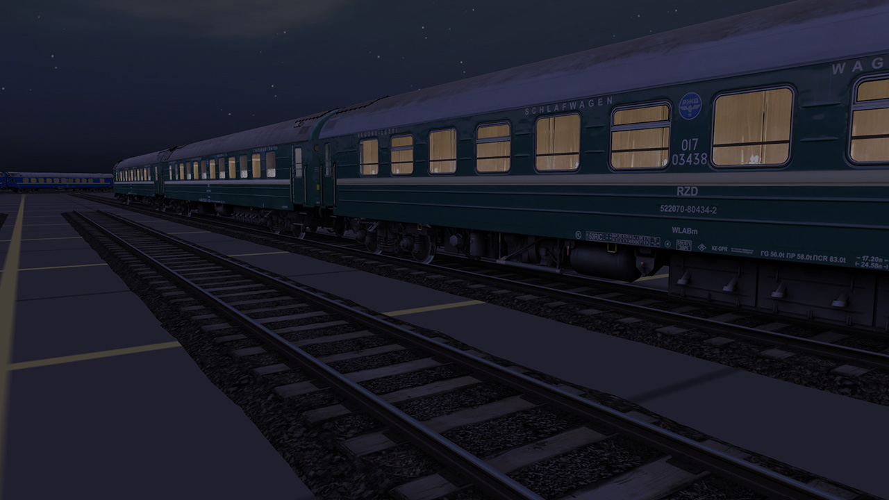 Trainz Railroad Simulator 2019: RZD-UZ-RIC Wagons