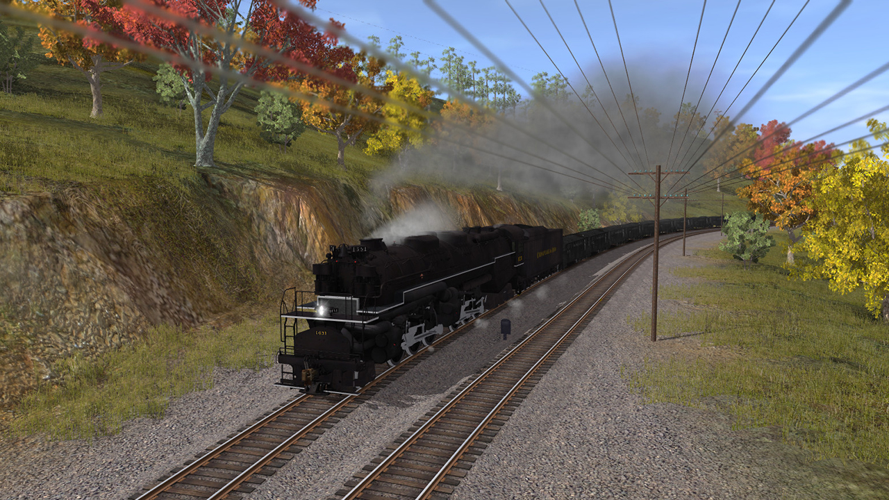 Trainz Railroad Simulator 2019: C&amp;O 2-6-6-6 H8 – New River Mining Coal Run