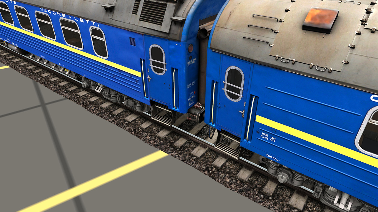 Trainz Railroad Simulator 2019: RZD-UZ-RIC Wagons