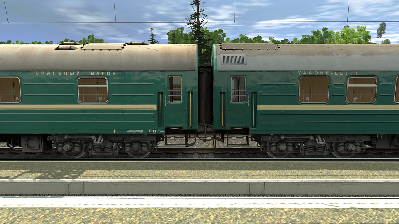 Trainz Railroad Simulator 2019: RZD-UZ-RIC Wagons