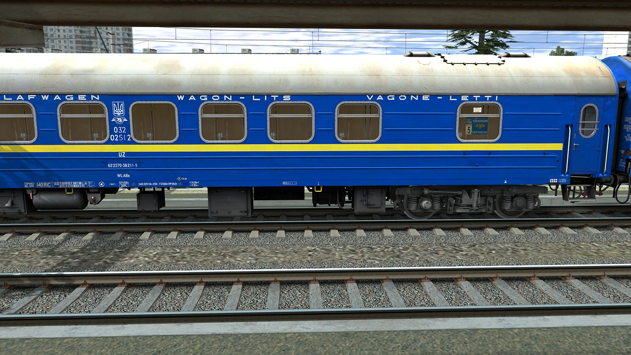 Trainz Railroad Simulator 2019: RZD-UZ-RIC Wagons