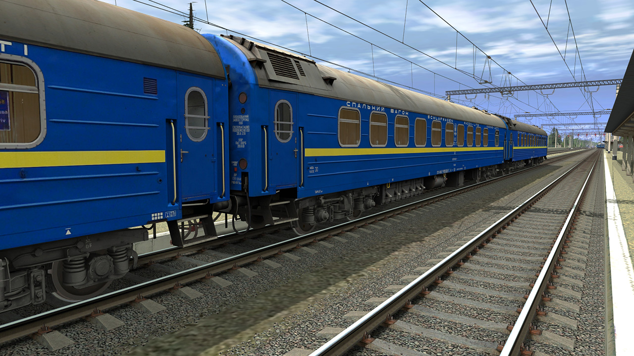 Trainz Railroad Simulator 2019: RZD-UZ-RIC Wagons