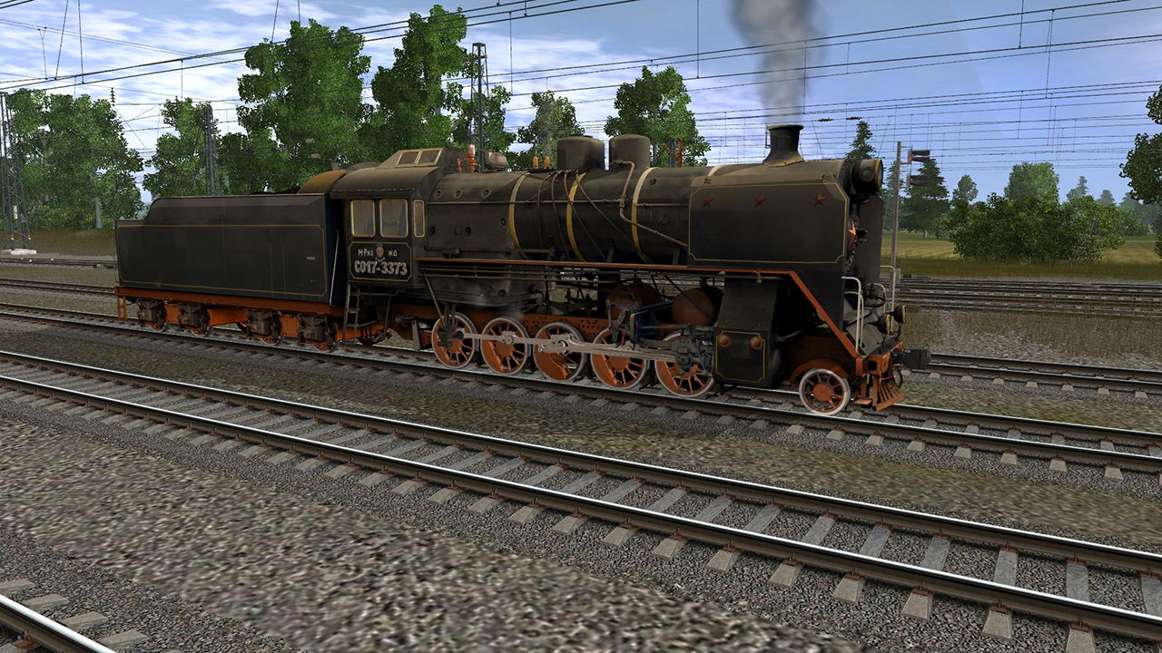 Trainz Railroad Simulator 2019: CO17-3373 Russian Loco and Tender