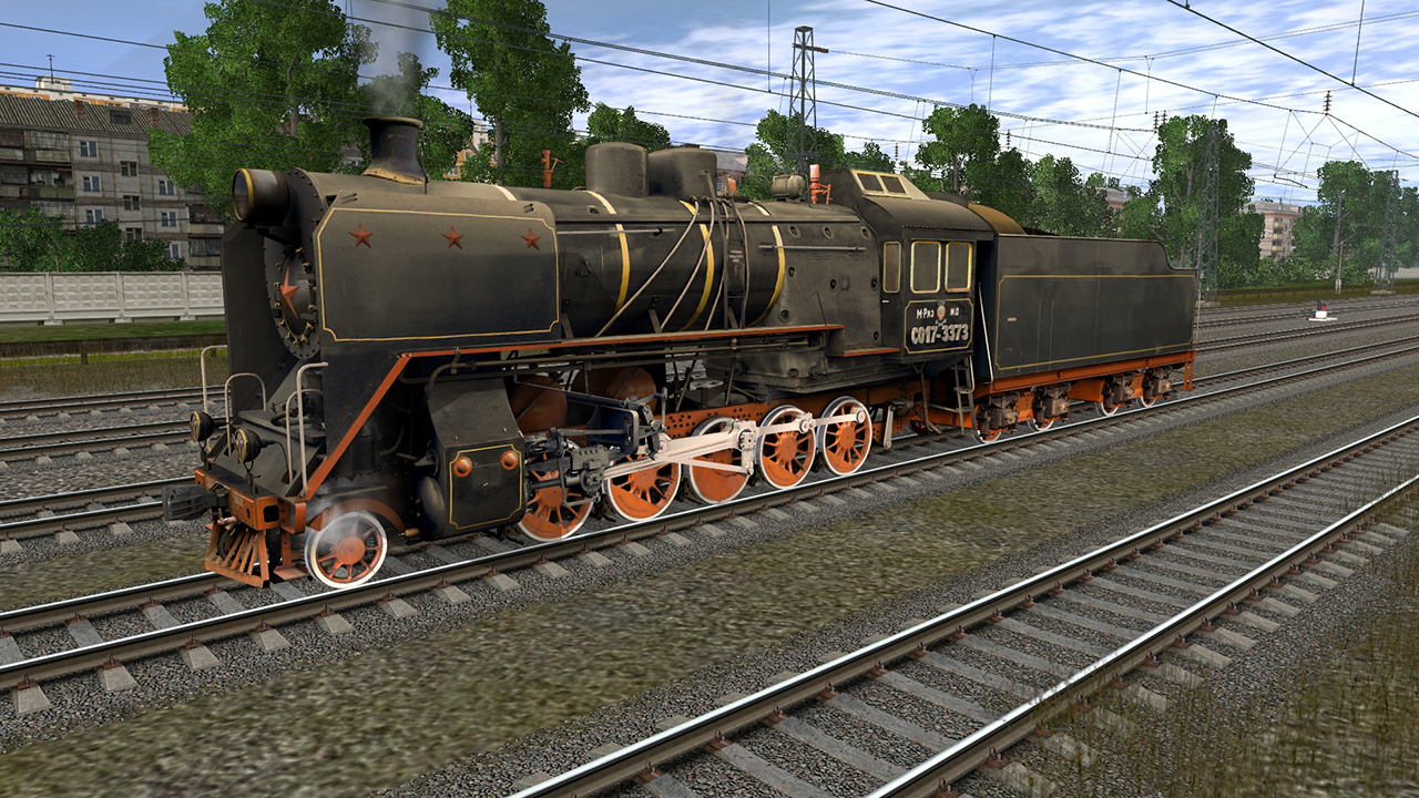 Trainz Railroad Simulator 2019: CO17-3373 Russian Loco and Tender