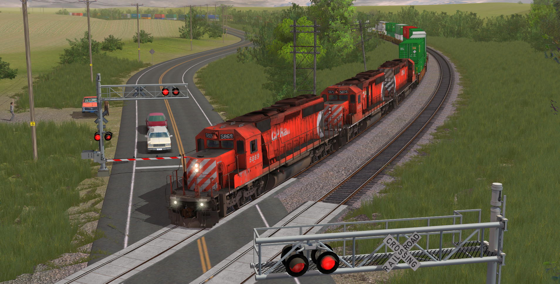 Trainz Railroad Simulator 2019: CP SD40-2 #5865-5879 Multimark