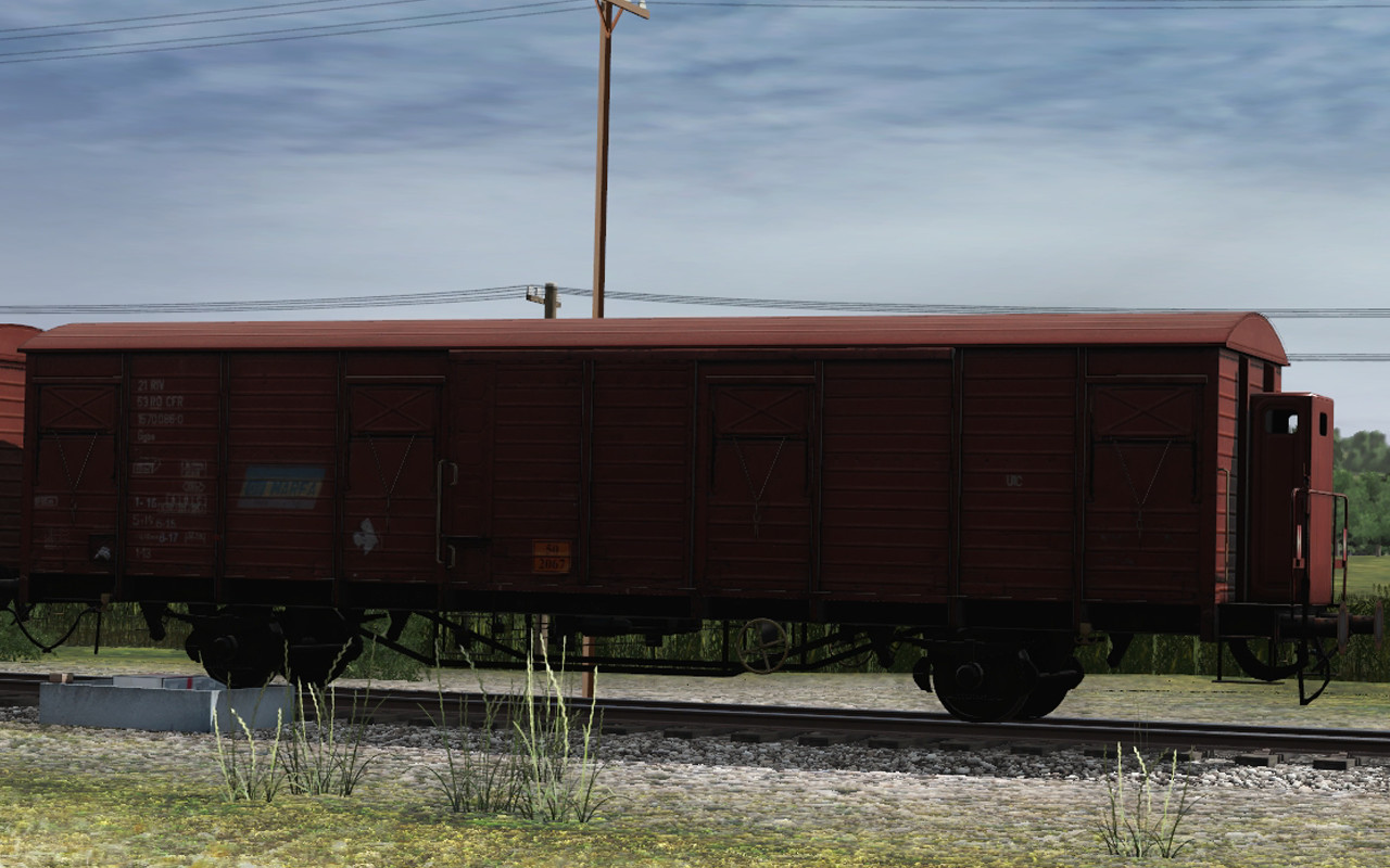 Trainz Railroad Simulator 2019: CFR Marfa Gbs/Gbgs Freight Car Pack