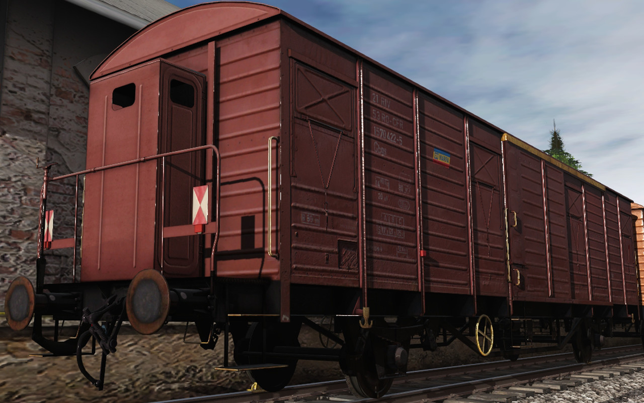 Trainz Railroad Simulator 2019: CFR Marfa Gbs/Gbgs Freight Car Pack