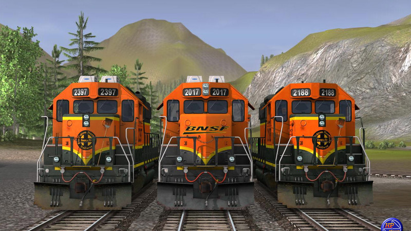 Trainz Railroad Simulator 2019: BNSF GP38-2 Pumpkins