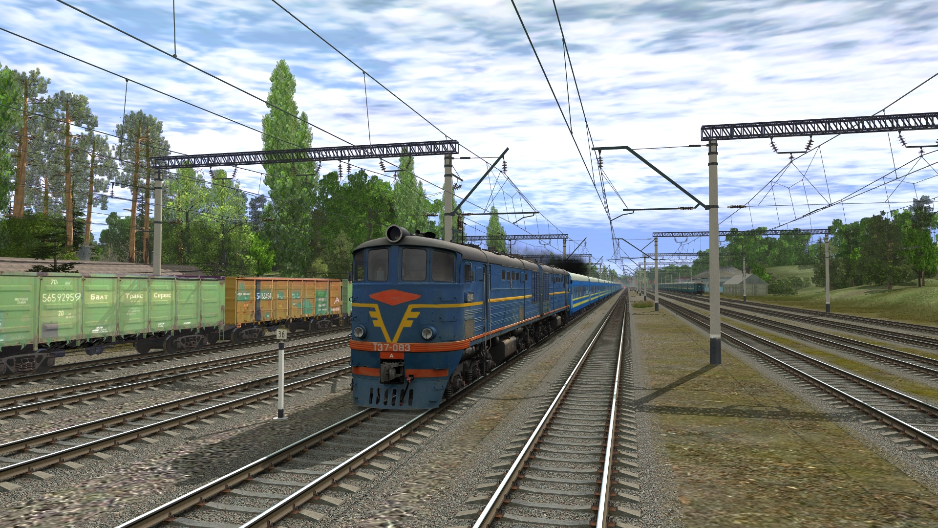 Trainz Railroad Simulator 2019: TE7-083