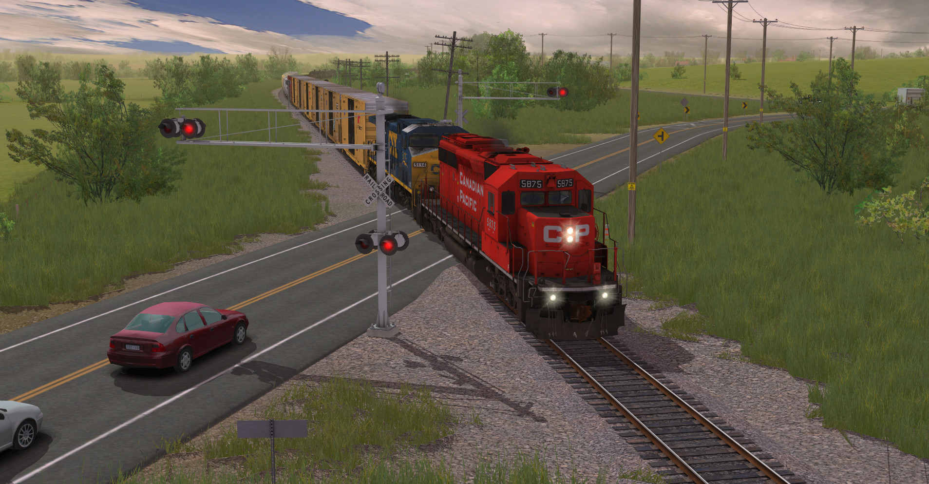 Trainz Railroad Simulator 2019: CP SD40-2 #5865-5879 Modern Block Letters