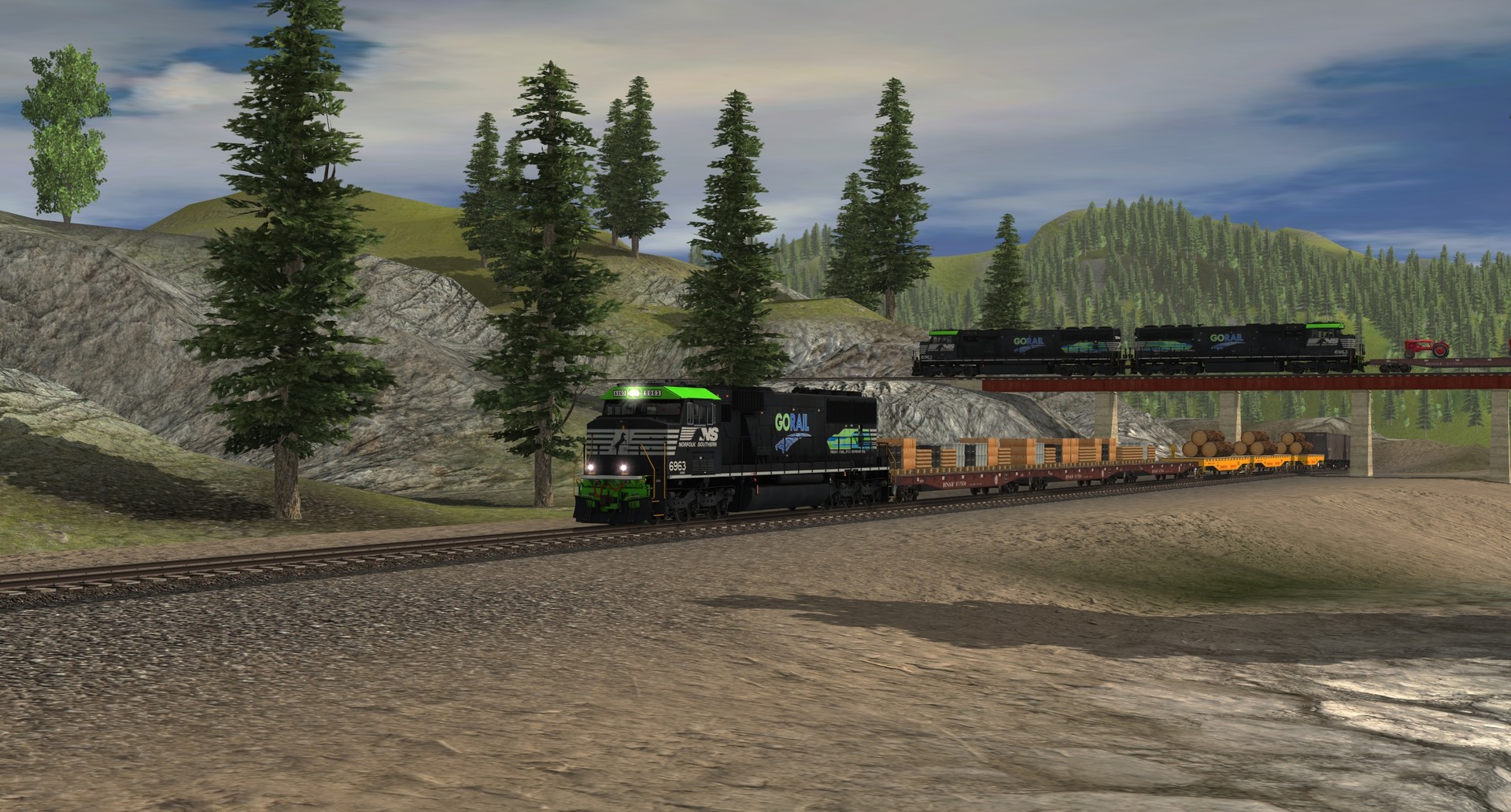 Trainz Railroad Simulator 2019: NS SD60E – 6963 GoRail