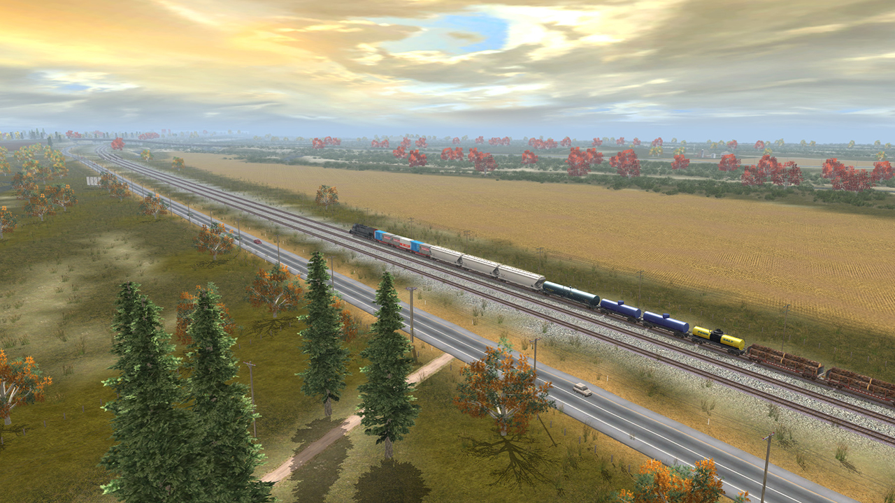 Trainz Railroad Simulator 2019: Fall Harvest Nebraska