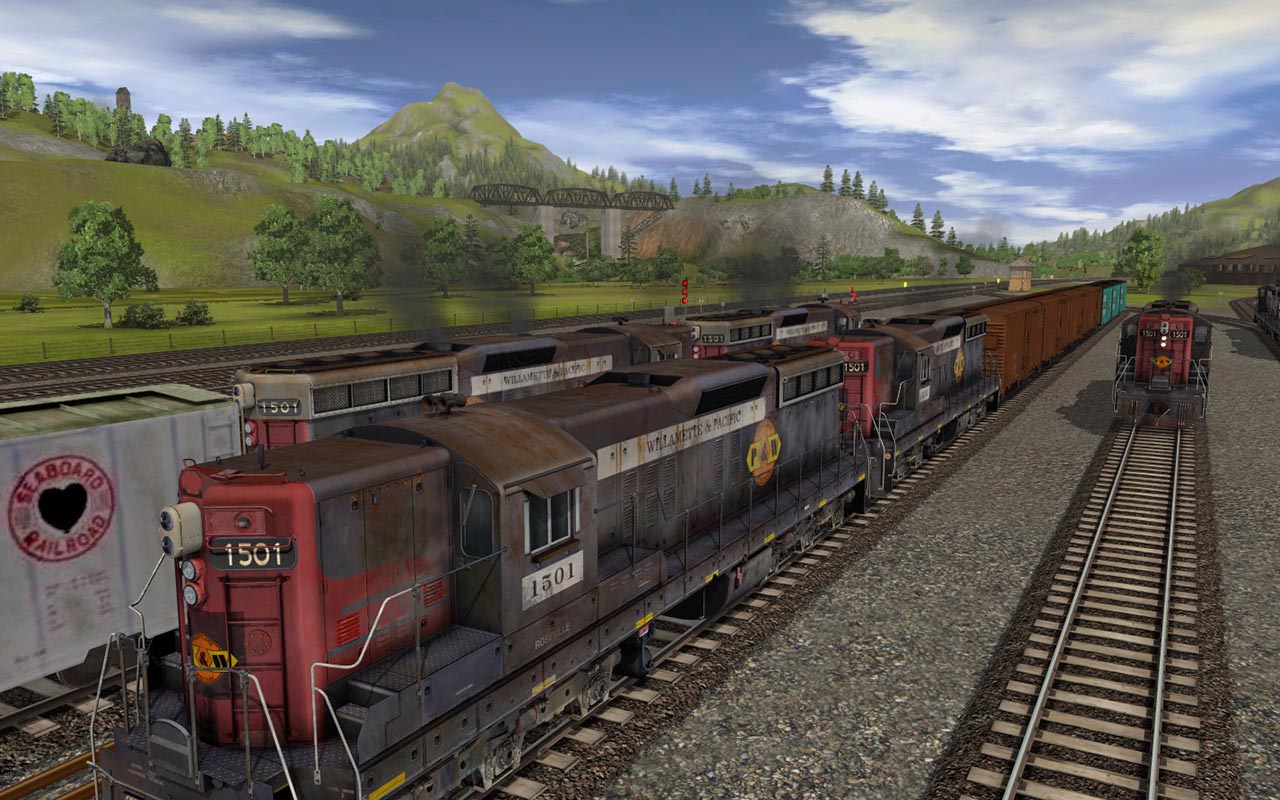 Trainz Railroad Simulator 2019: Willamette &amp; Pacific SD7 #1501