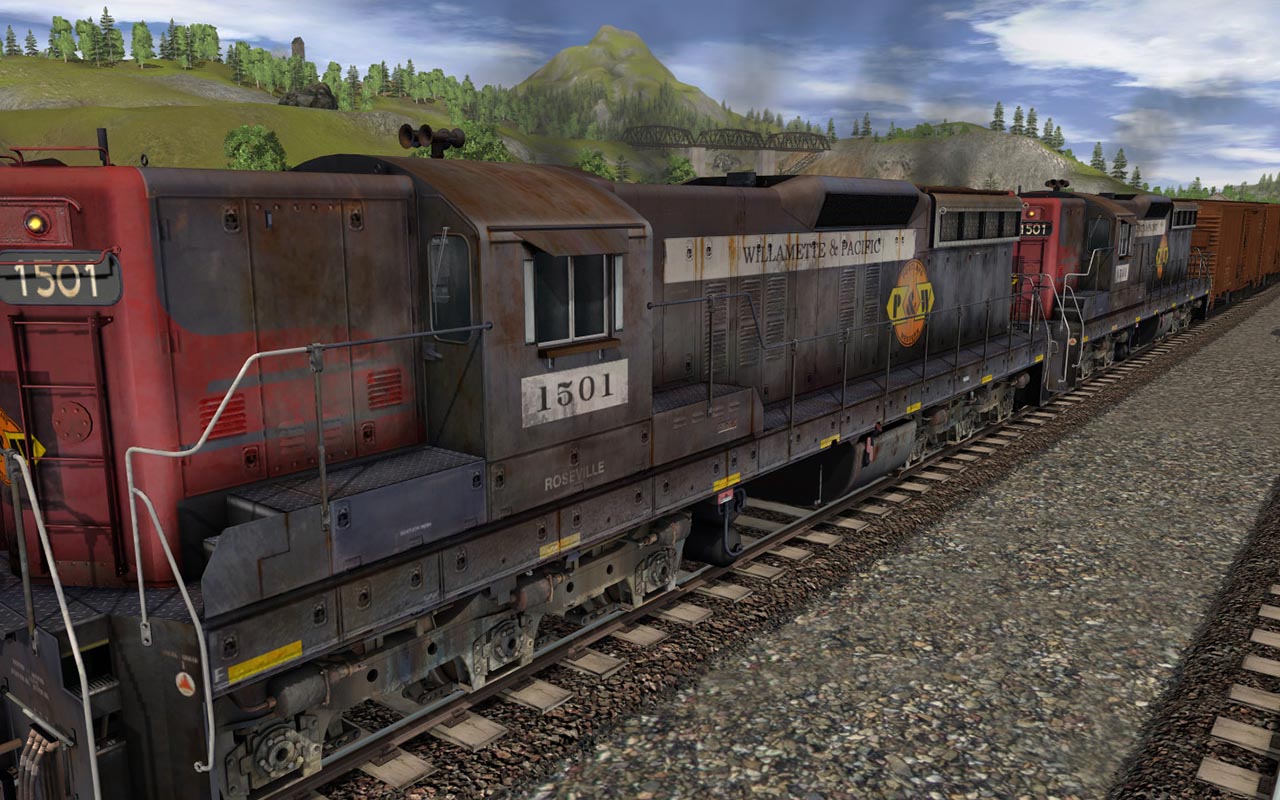 Trainz Railroad Simulator 2019: Willamette &amp; Pacific SD7 #1501