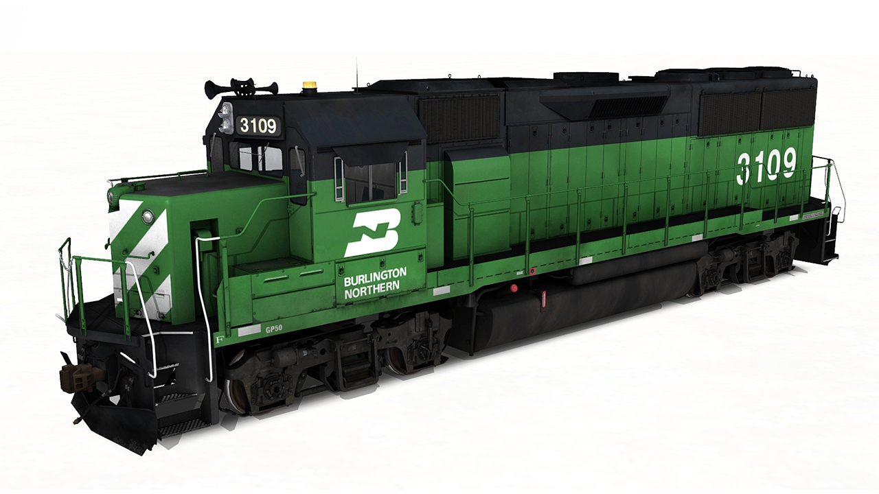 Trainz Railroad Simulator 2019: EMD GP50 – Burlington Northern (Phase I)