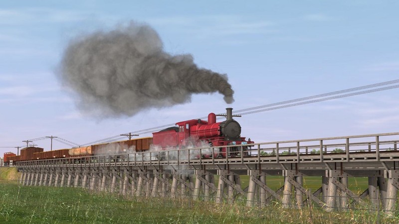 Trainz Railroad Simulator 2019: Victorian Railways Type 4 DD Class Pack – Canadian Red