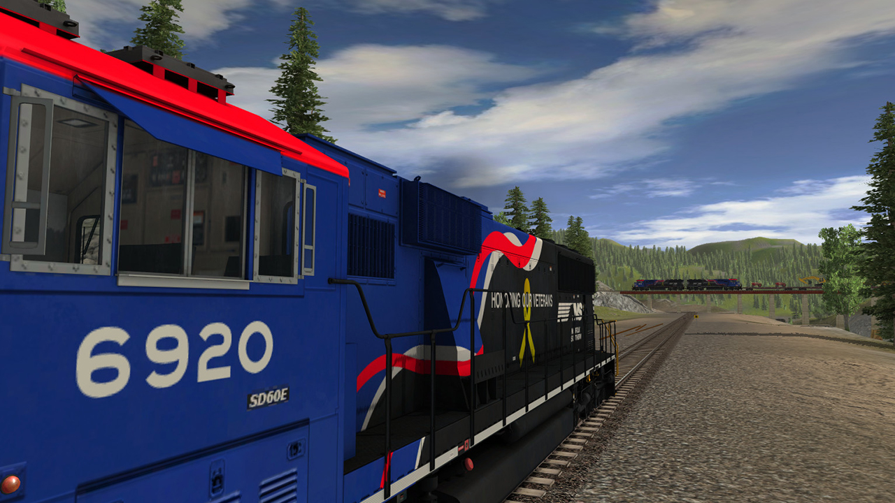 Trainz Railroad Simulator 2019: NS SD60E – 6920 Veterans Unit