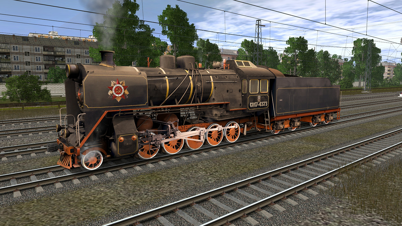 Trainz Railroad Simulator 2019: CO17-4373 Russian Loco and Tender