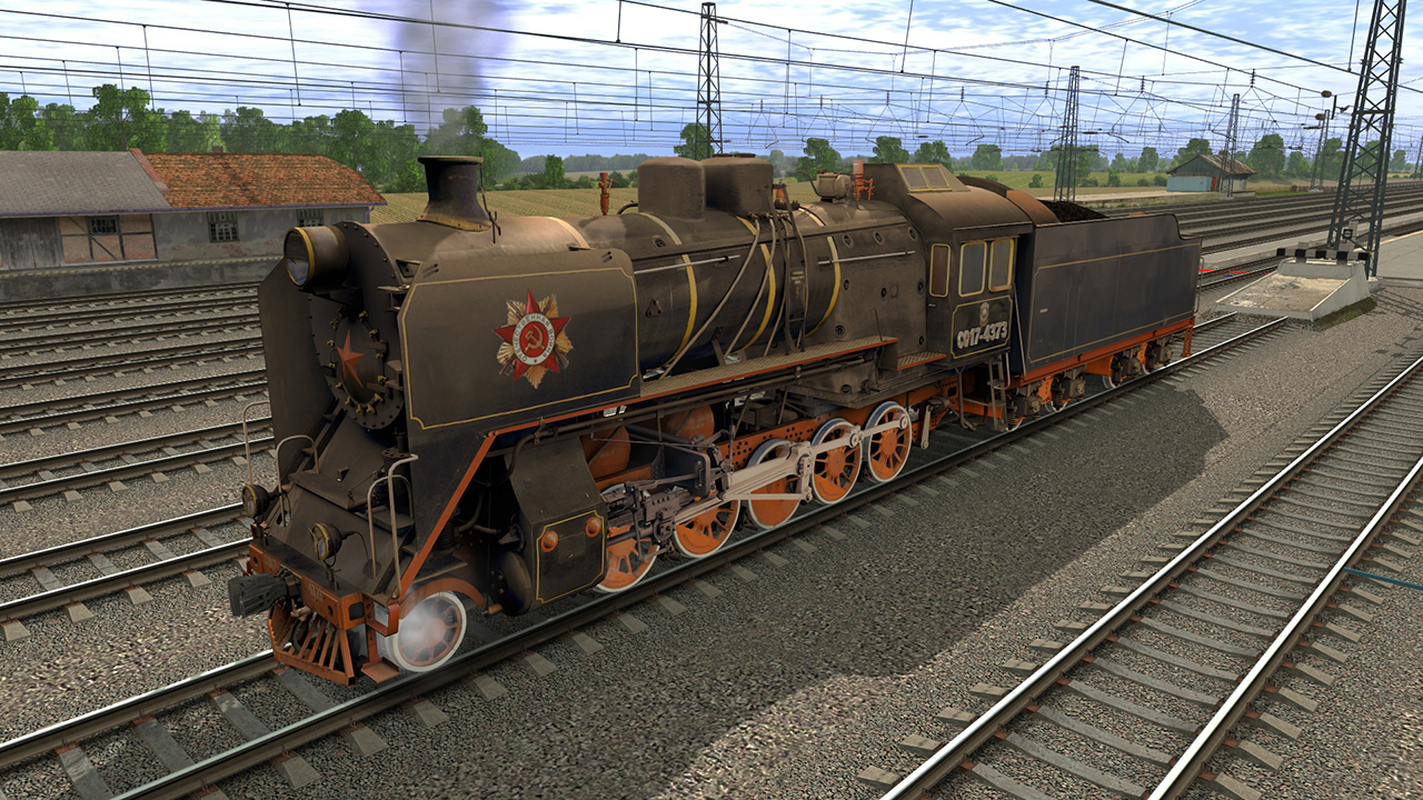 Trainz Railroad Simulator 2019: CO17-4373 Russian Loco and Tender