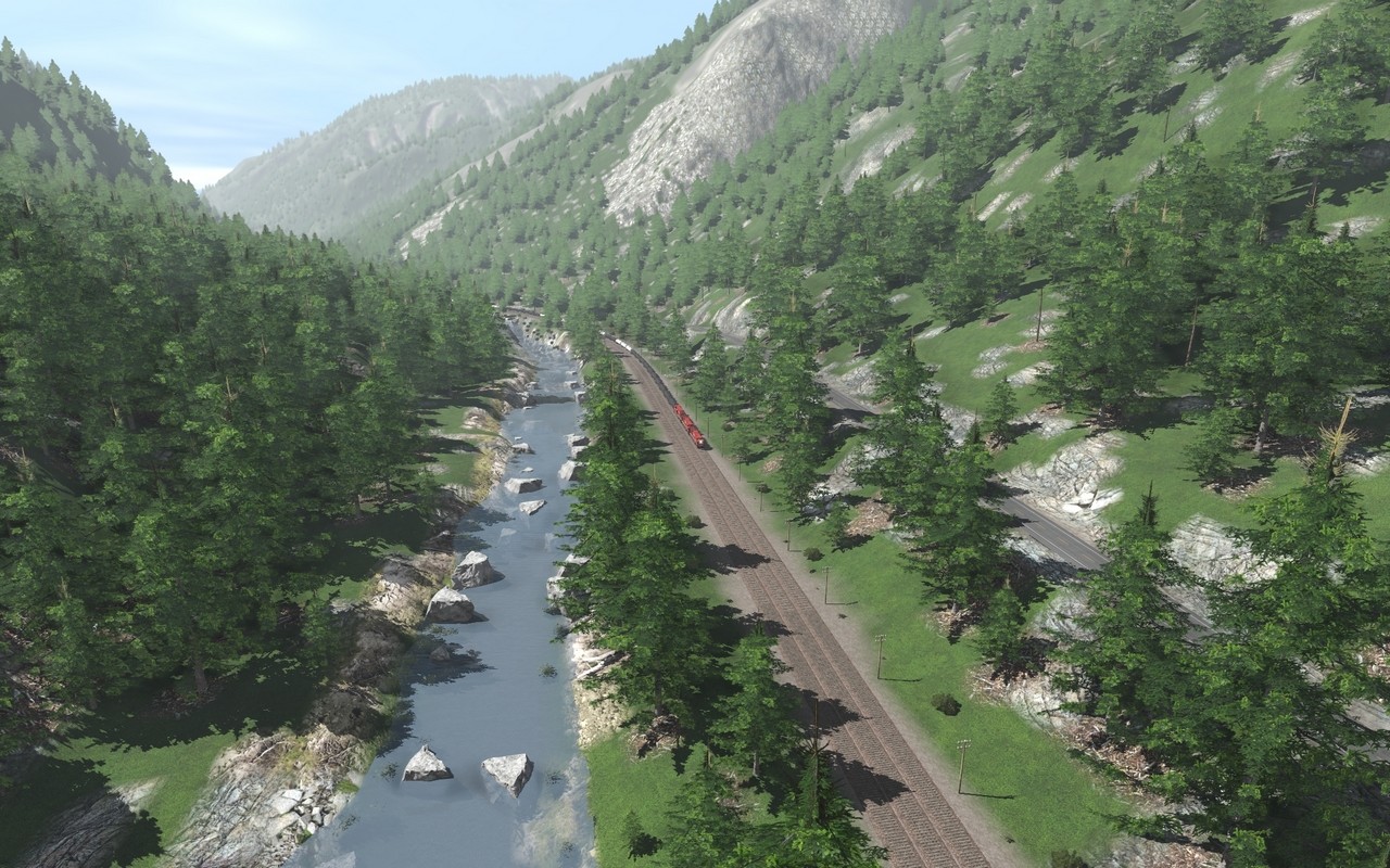 Trainz Railroad Simulator 2019: Canadian Rocky Mountains Viktor Lake to Ross Peak and Glacier