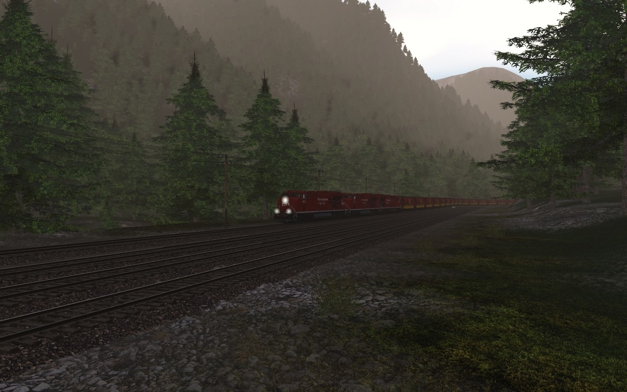 Trainz Railroad Simulator 2019: Canadian Rocky Mountains Viktor Lake to Ross Peak and Glacier