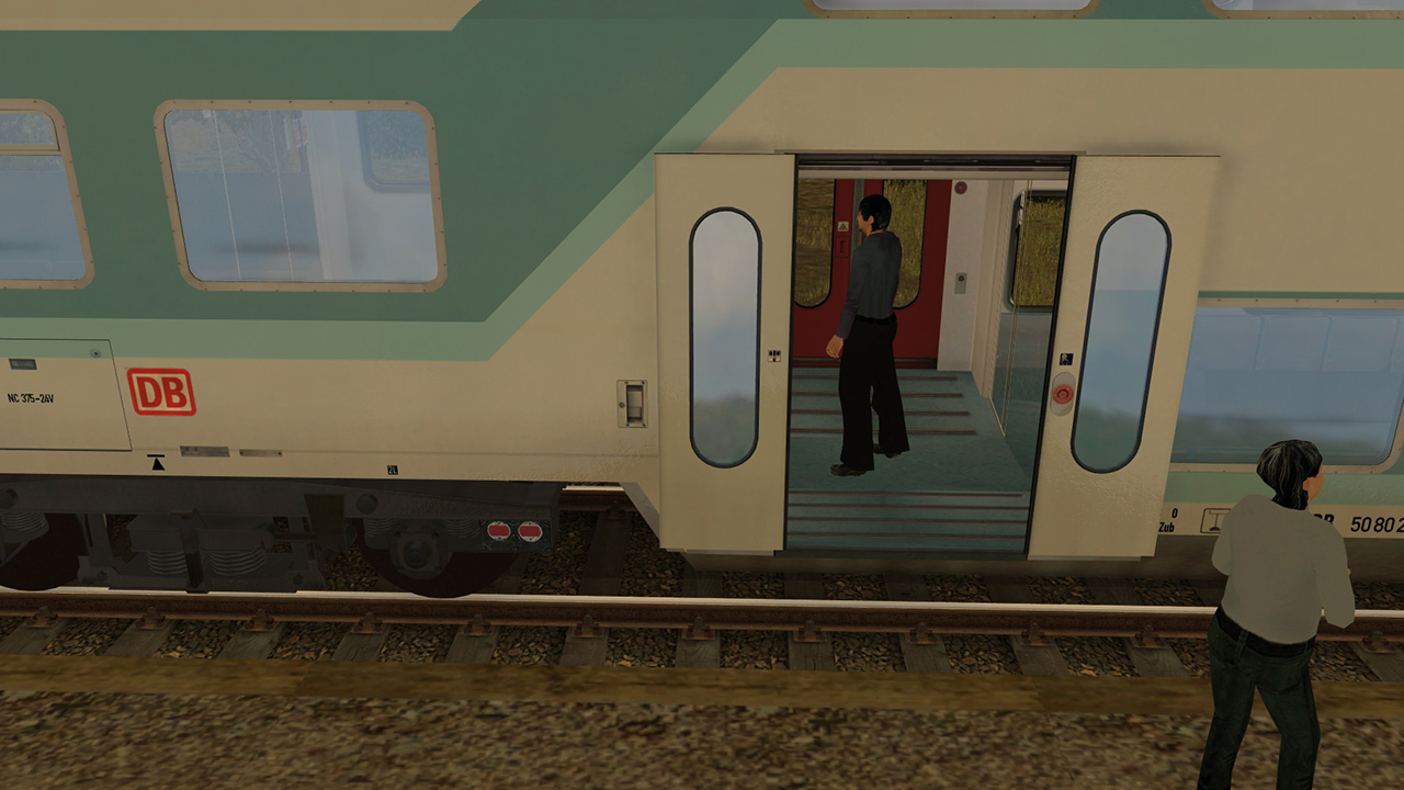 Trainz Railroad Simulator 2019: DBuz 747 Passenger Cars