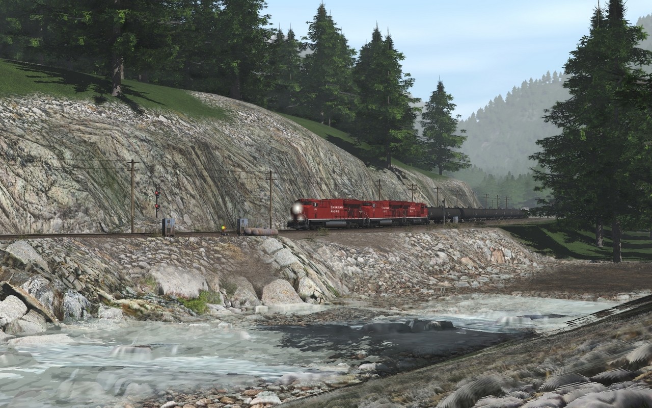 Trainz Railroad Simulator 2019: Canadian Rocky Mountains Viktor Lake to Ross Peak and Glacier