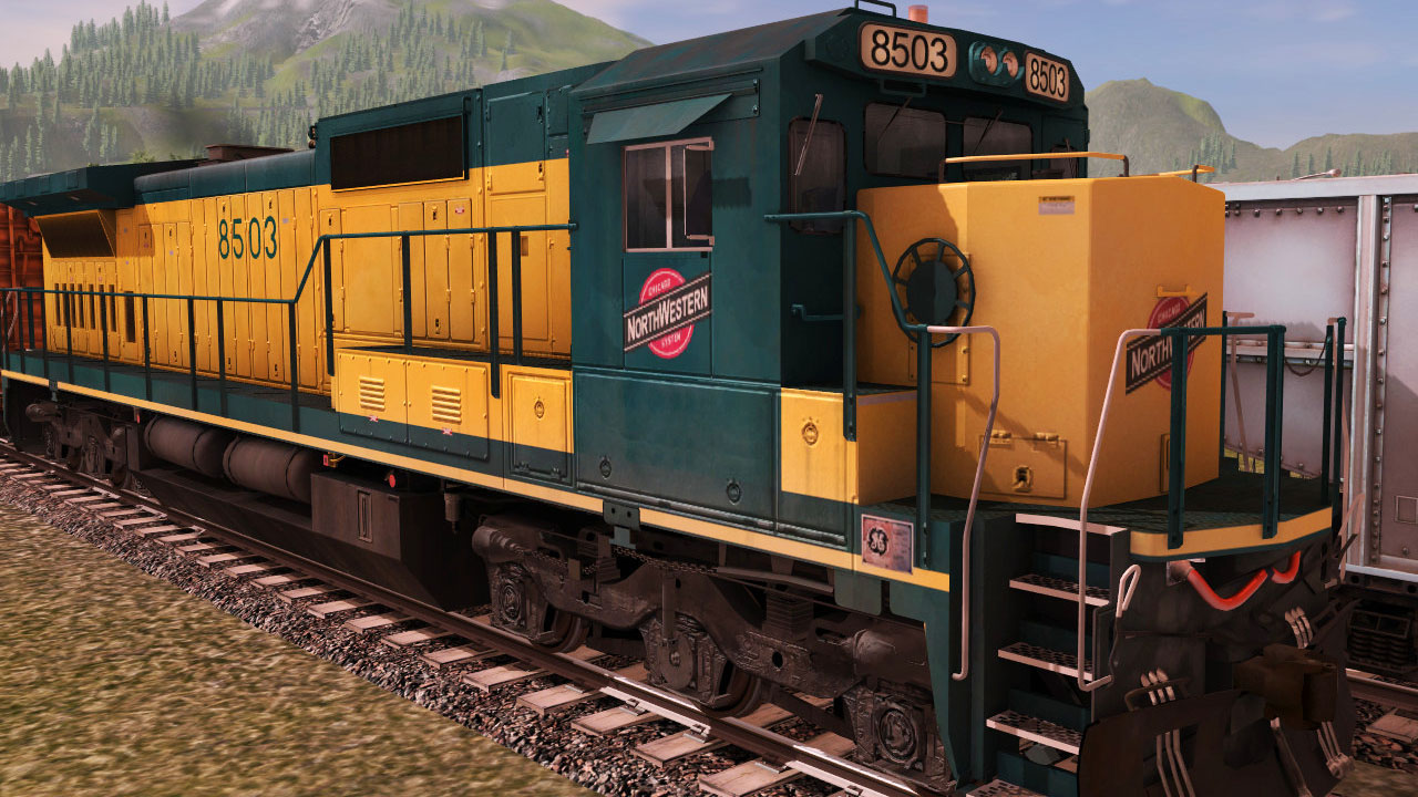 Trainz Railroad Simulator 2019: Chicago &amp; North Western GE C40-8