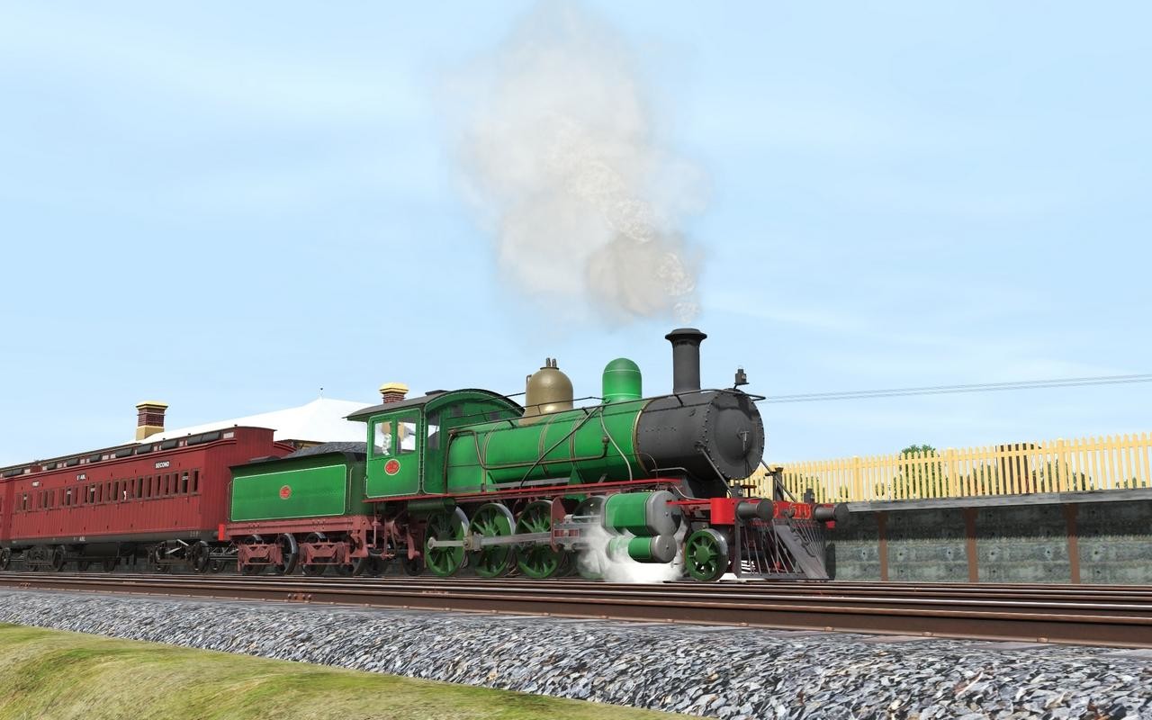 Trainz Railroad Simulator 2019: Victorian Railways V Class 2 Tone Green