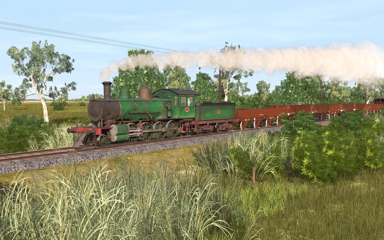 Trainz Railroad Simulator 2019: Victorian Railways V Class 2 Tone Green