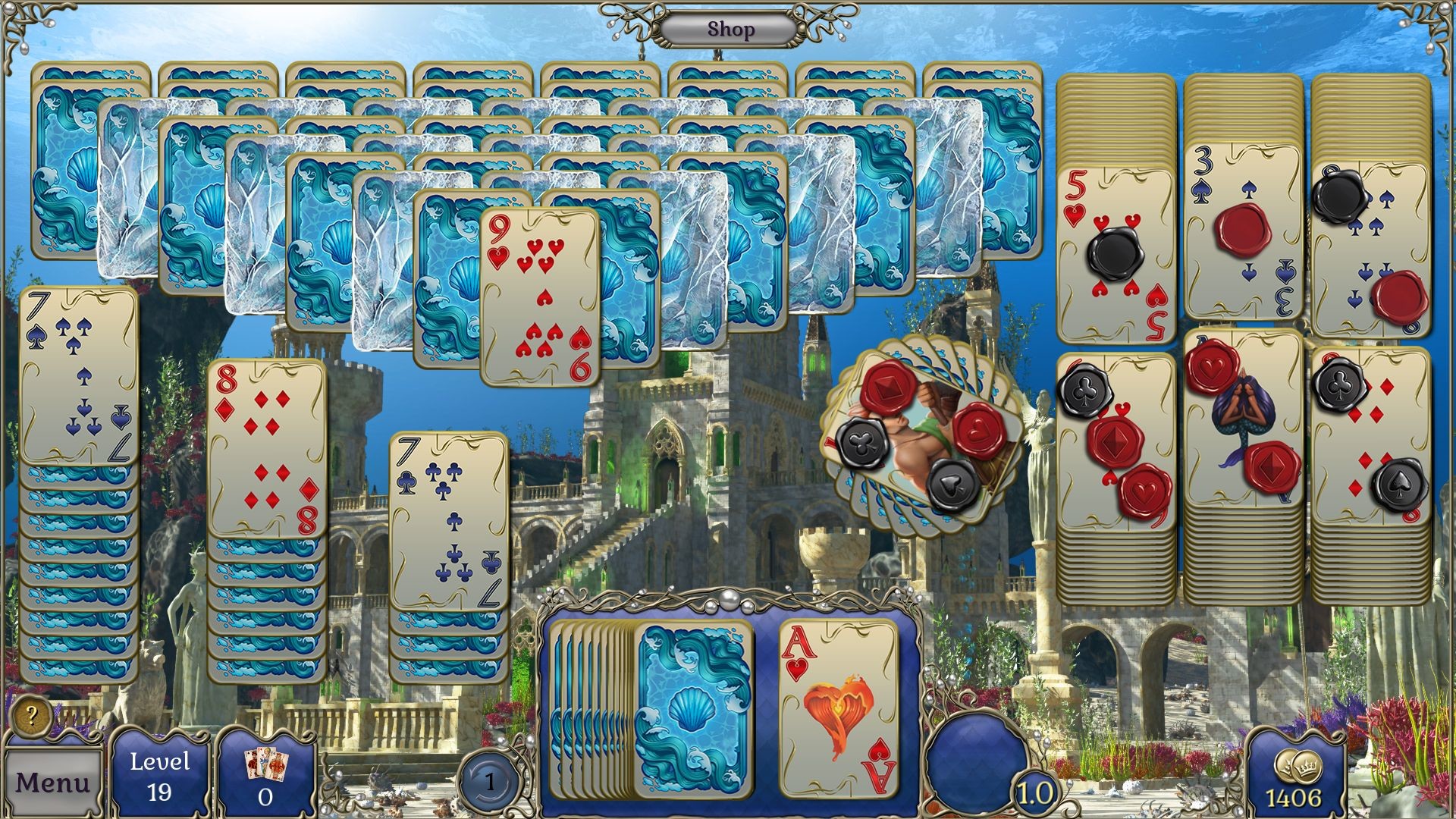 Jewel Match Atlantis Solitaire 2: Collector’s Edition
