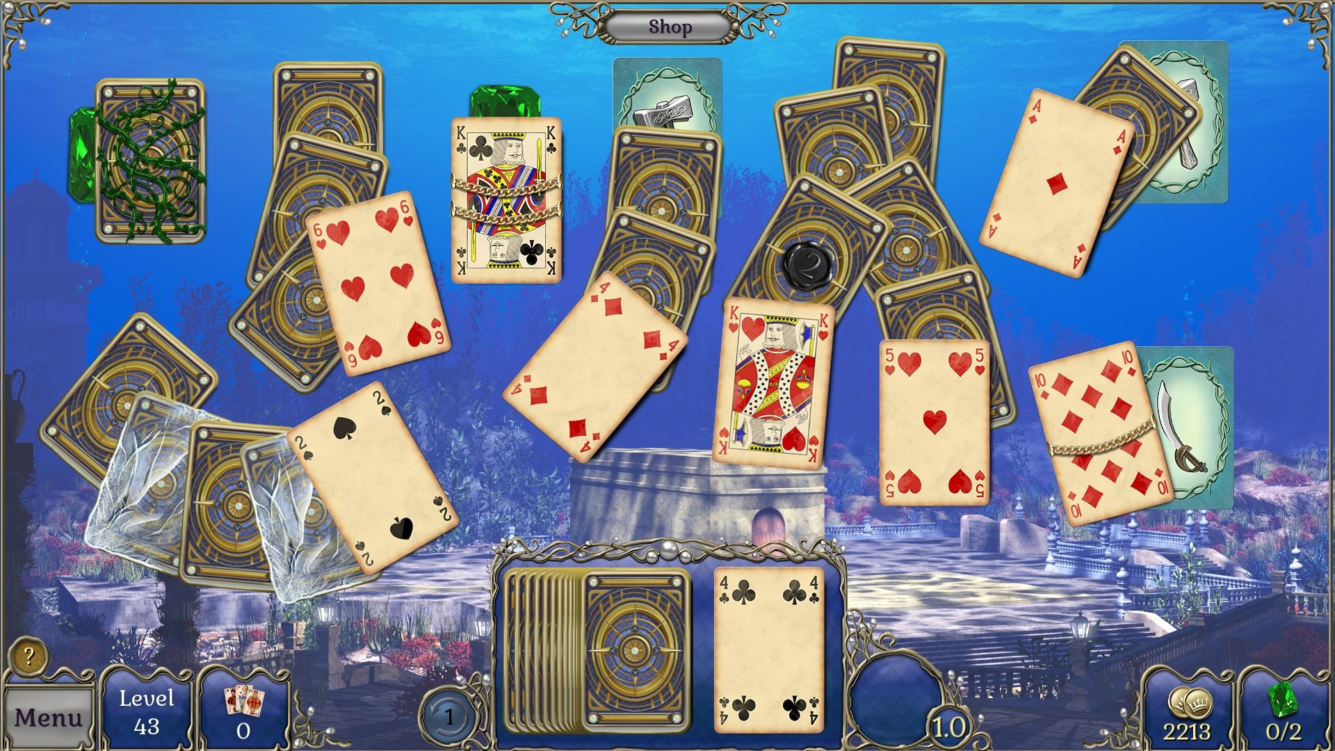 Jewel Match Atlantis Solitaire 2: Collector’s Edition