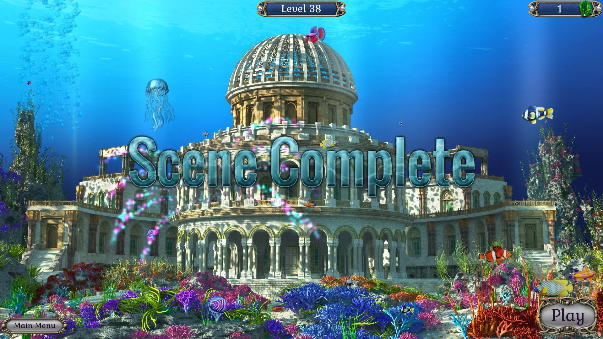 Jewel Match Atlantis Solitaire 2: Collector’s Edition