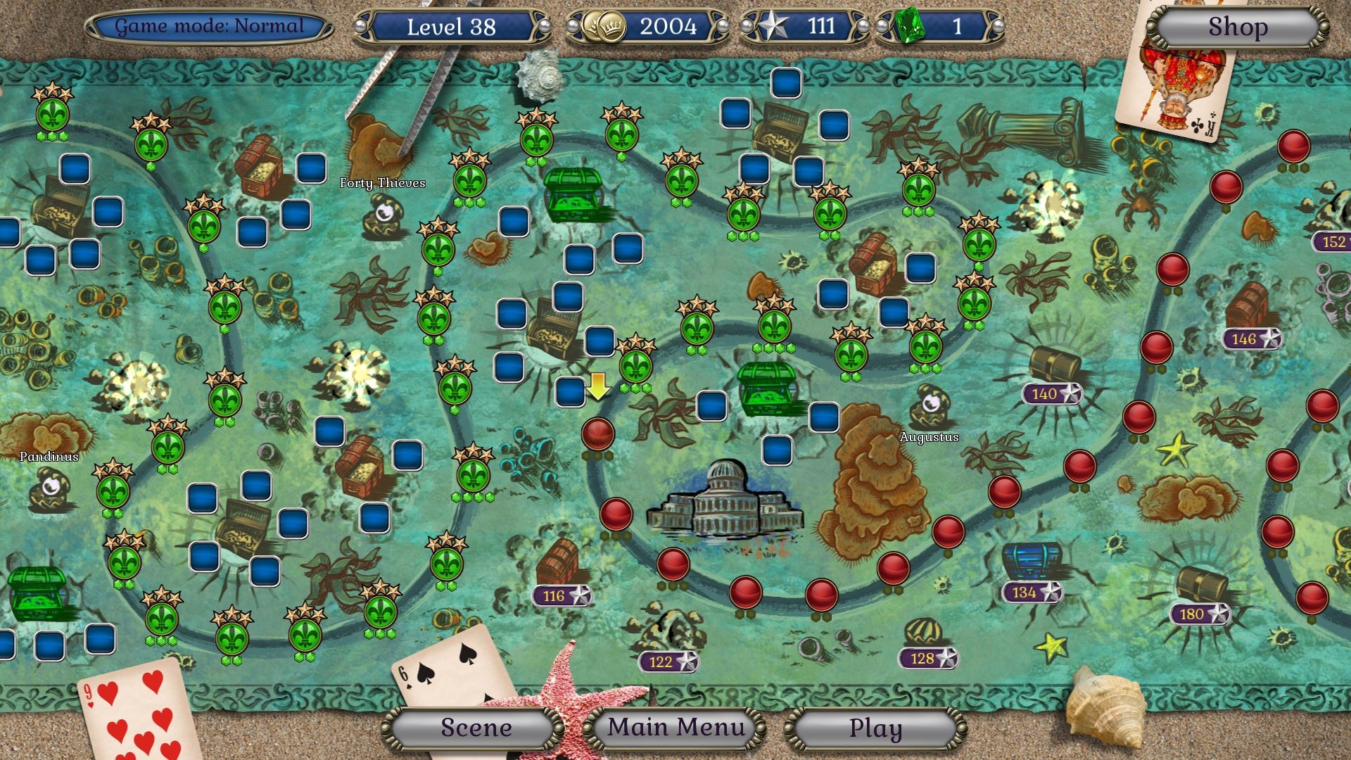 Jewel Match Atlantis Solitaire 2: Collector’s Edition
