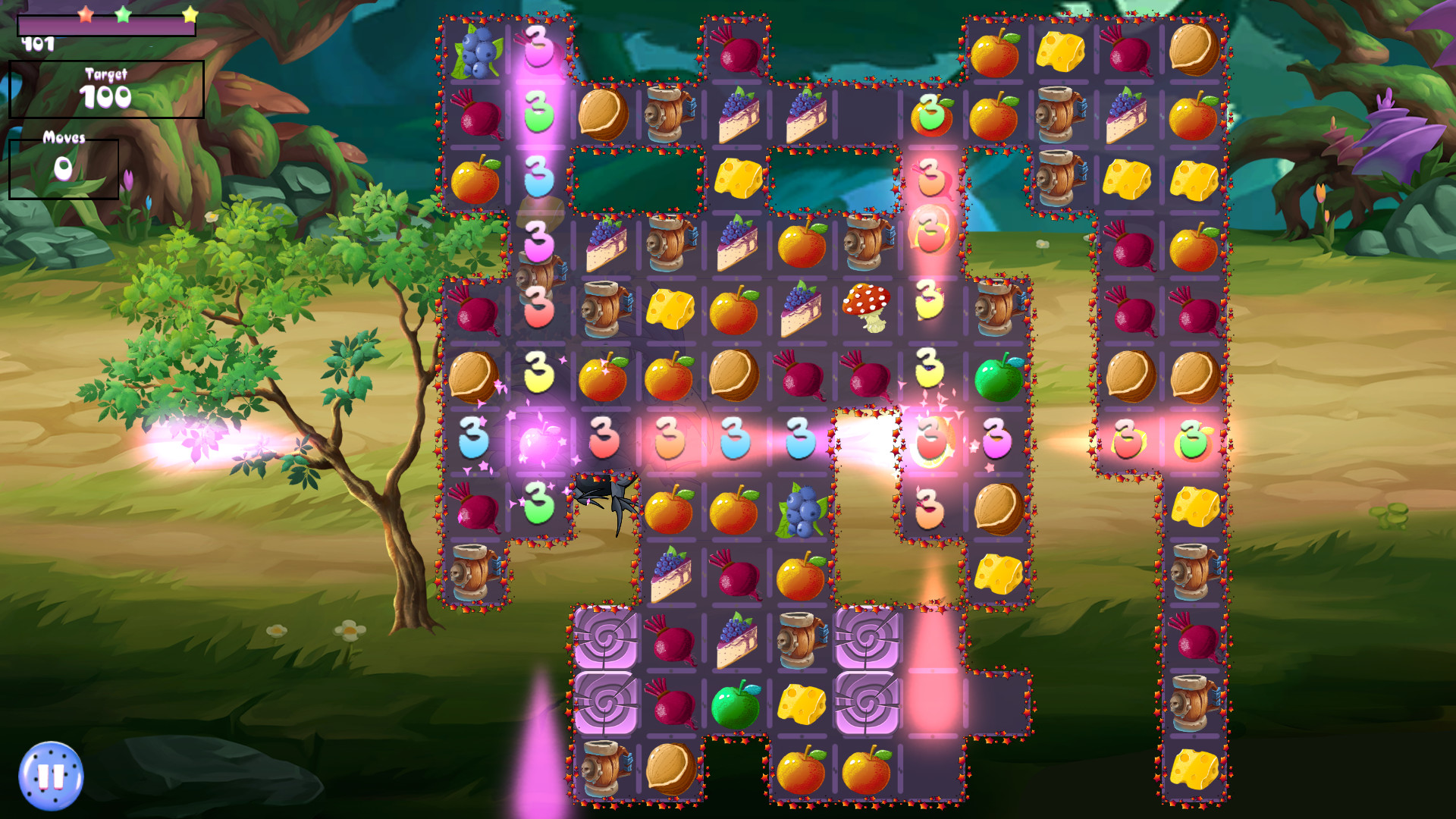 Thrice in a row: A new adventure
