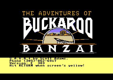 The Adventures of Buckaroo Banzai: Across the Eighth Dimension