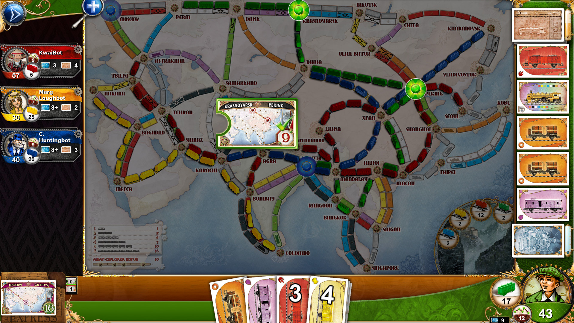 Ticket to Ride: Legendary Asia