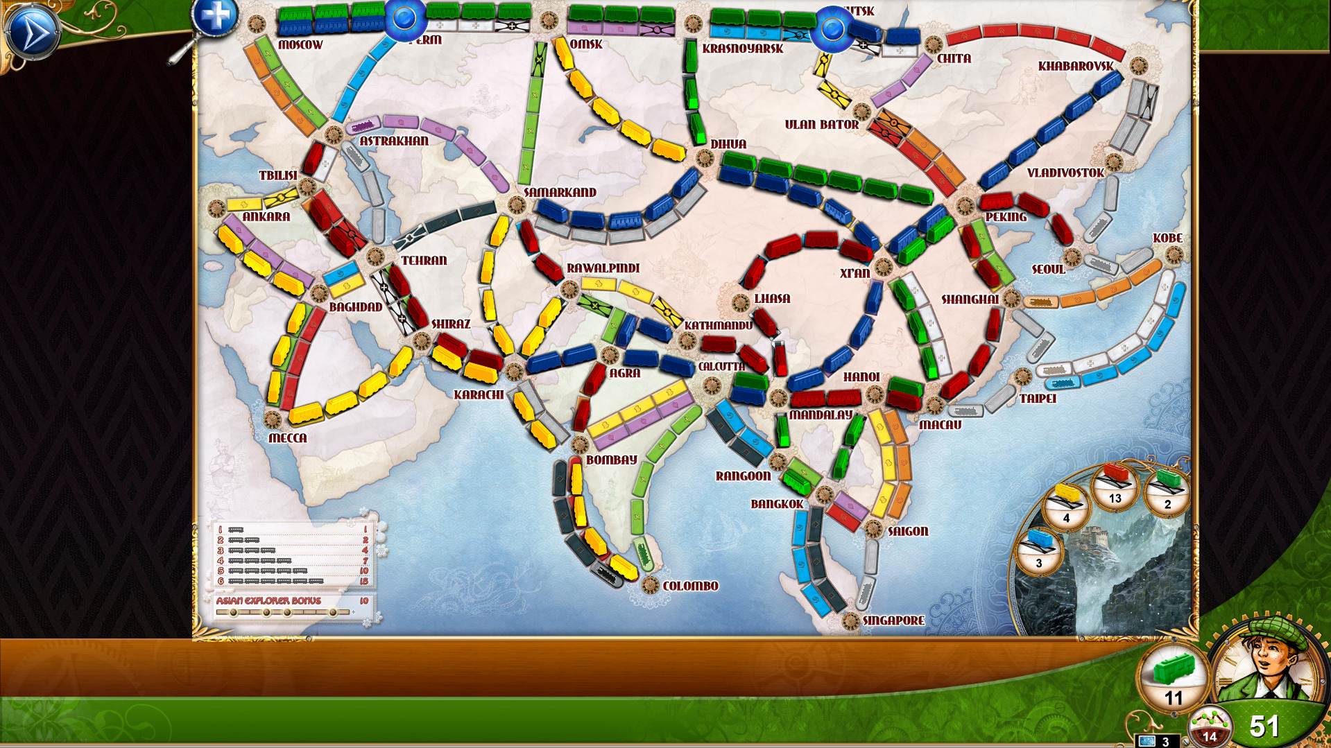 Ticket to Ride: Legendary Asia