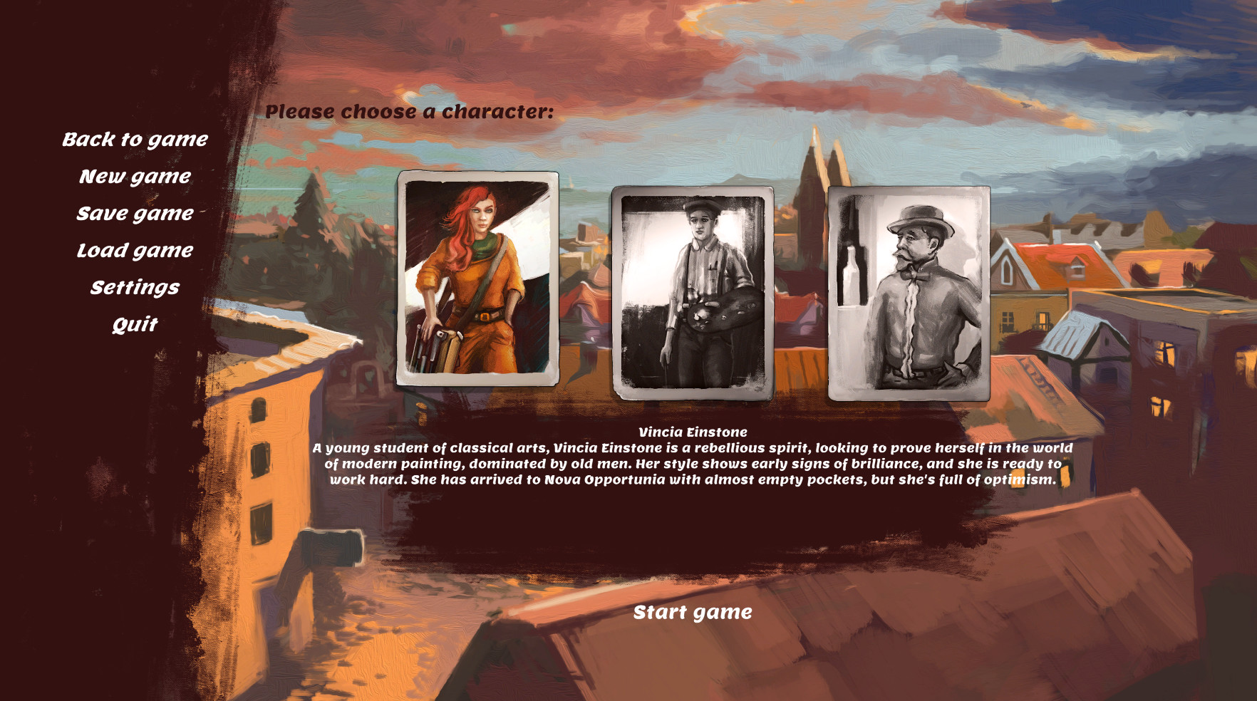 Artist Life Simulator