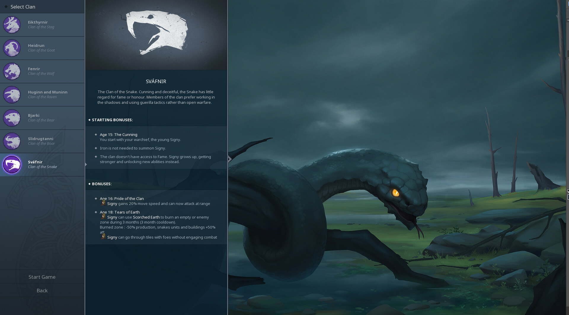 Northgard: Sváfnir, Clan of the Snake