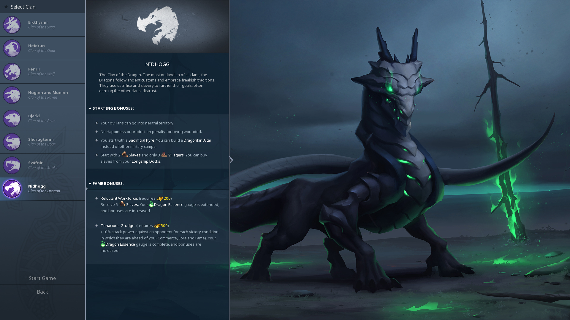 Northgard: Nidhogg, Clan of the Dragon