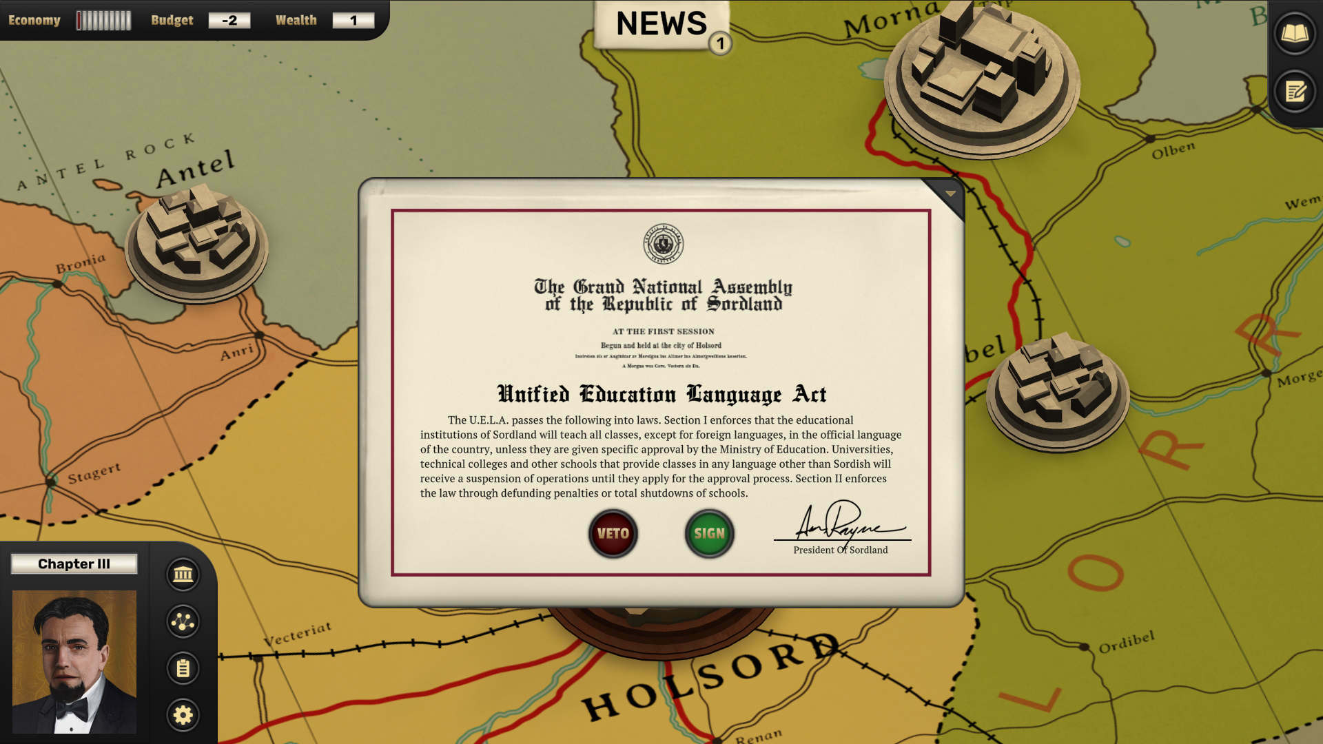 Suzerain: Presidential Edition