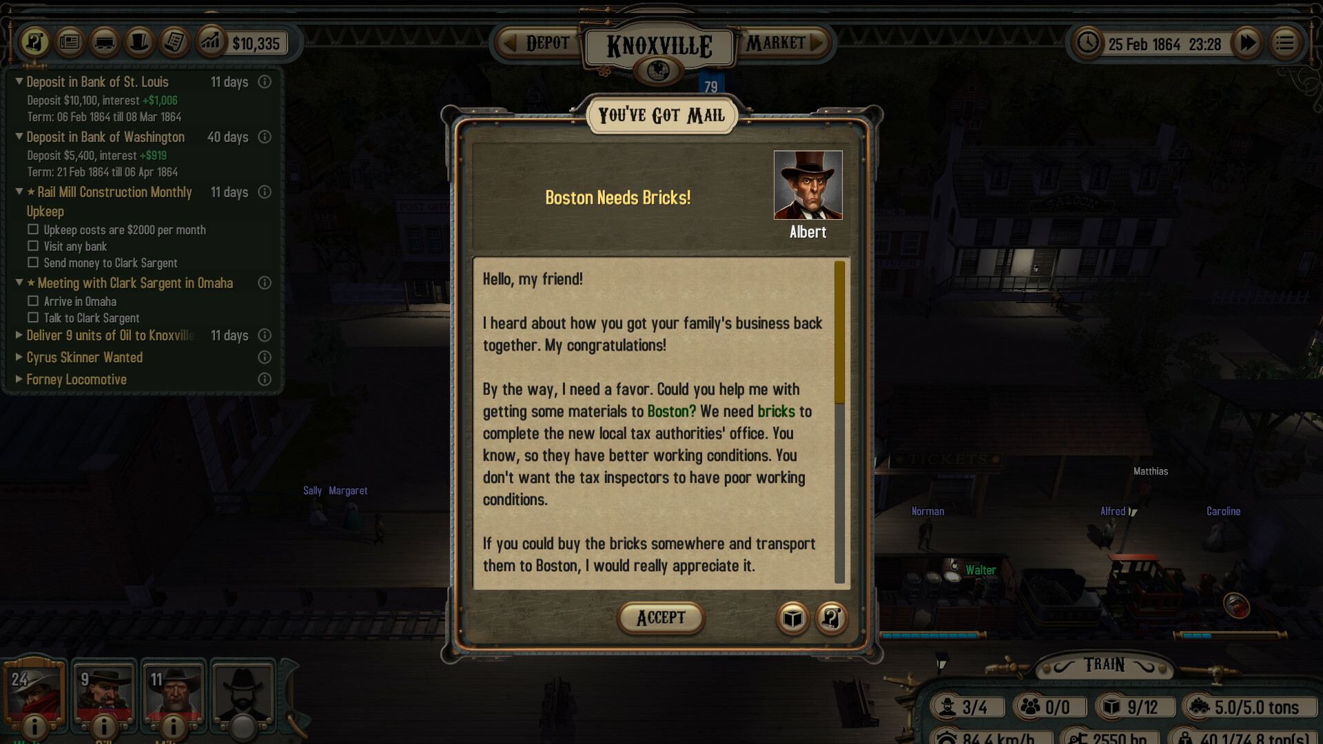 Bounty Train: New West