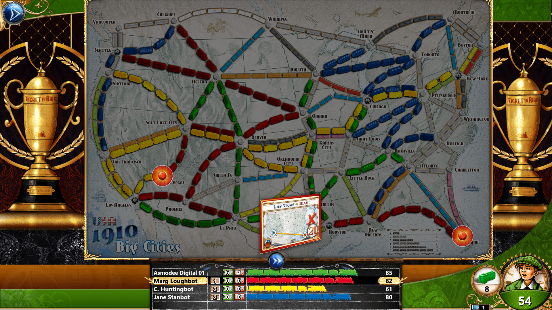 Ticket to Ride: USA 1910