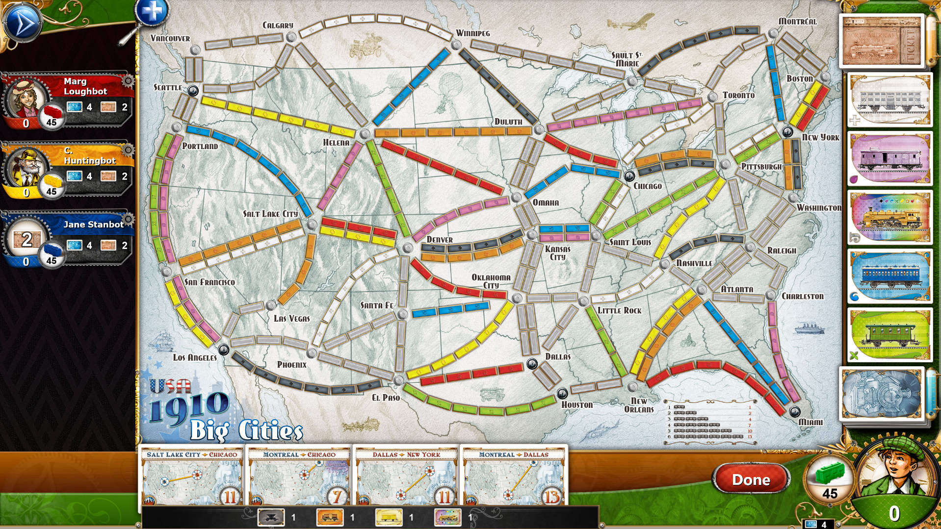 Ticket to Ride: USA 1910