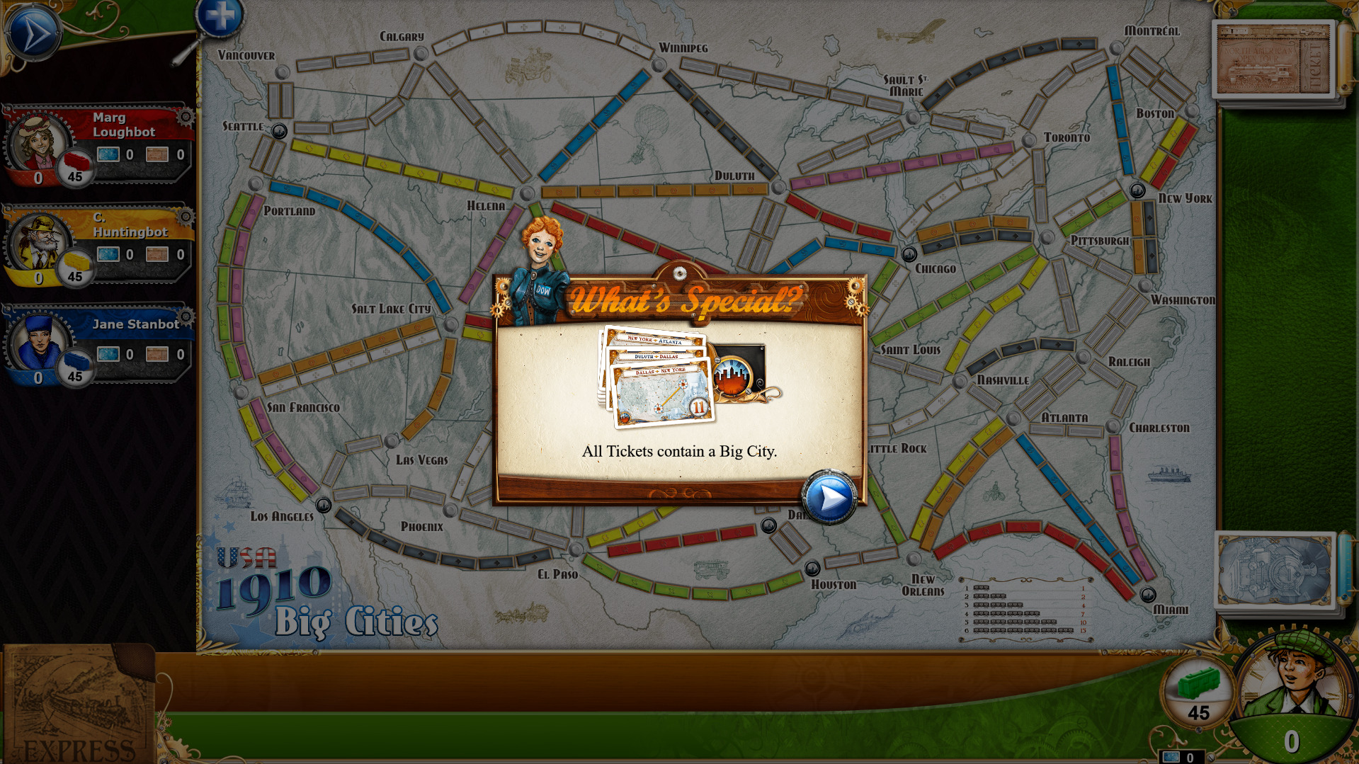 Ticket to Ride: USA 1910