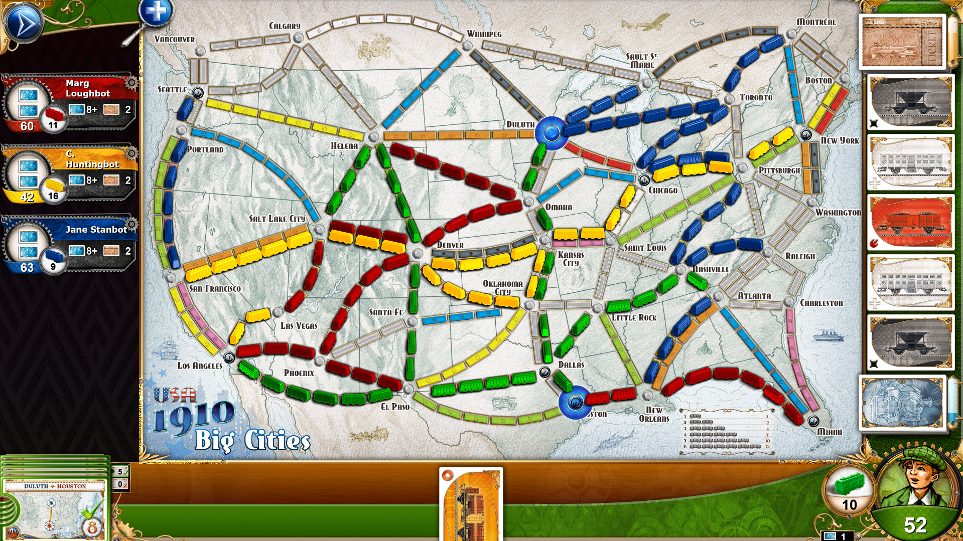 Ticket to Ride: USA 1910