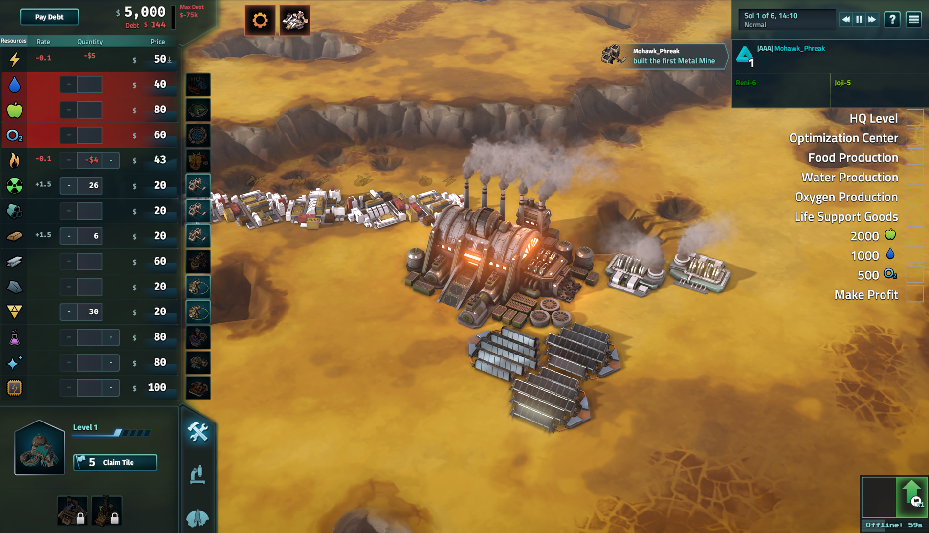 Offworld Trading Company: Limited Supply