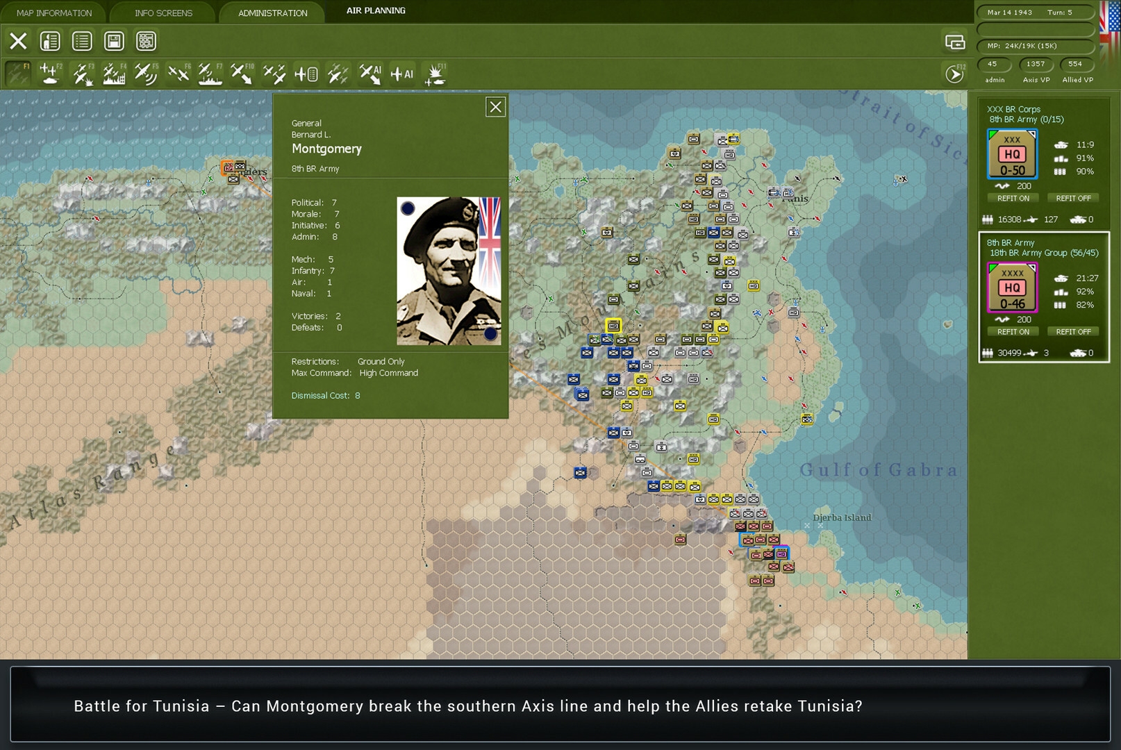 Gary Grigsby’s War in the West: Operation Torch