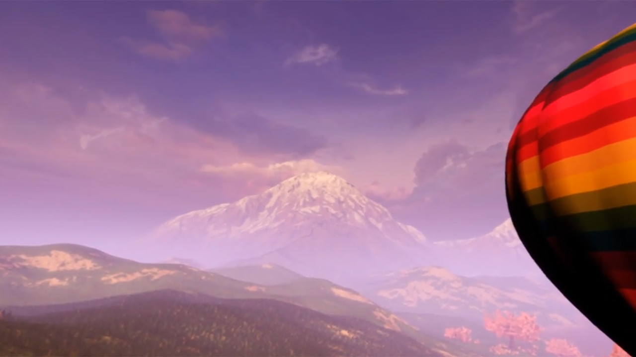 VR Balloon Flying over Tokyo and Hokkaido